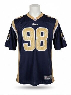 Vintage St Louis Rams Grant Wistrom #98 Football Jersey Reebok NFL, Men's Large
